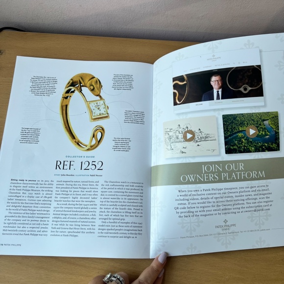 PATEK PHILIPPE WATCH MAGAZINE CATALOG VOLUME V NUMBER 4 2024 BRAND NEW FREE GIFT - Picture 9 of 16
